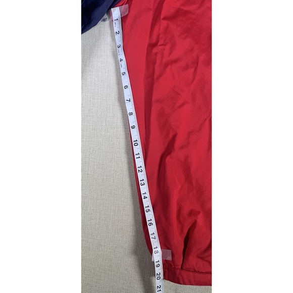 Brooks Brothers 346 Men's Red White Blue Rain Jacket Bomber Jacket - 2XL - Picture 5 of 10